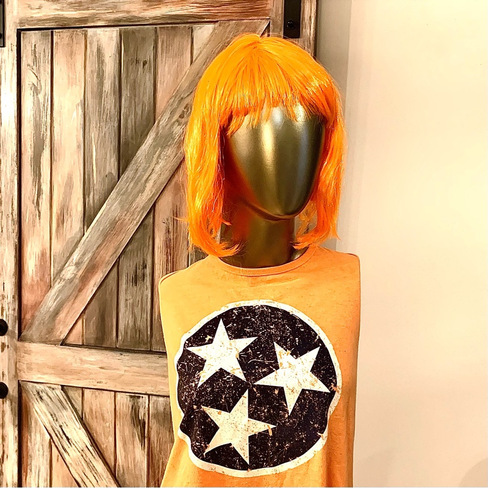 New Orange Short Bob Wig